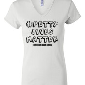 #PettyLivesMatter Women's V-Neck